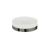 Colombo Design Mini Мыльница настольная со стеклянной чашей, латунь, цвет: stainless steel B5240.HPS1-VAN
