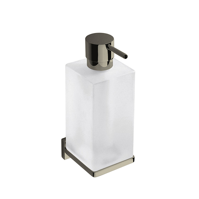 Colombo Design Look Дозатор для жидкого мыла подвесной, стеклянная колба, цвет: stainless steel B9316.HPS1-VAN