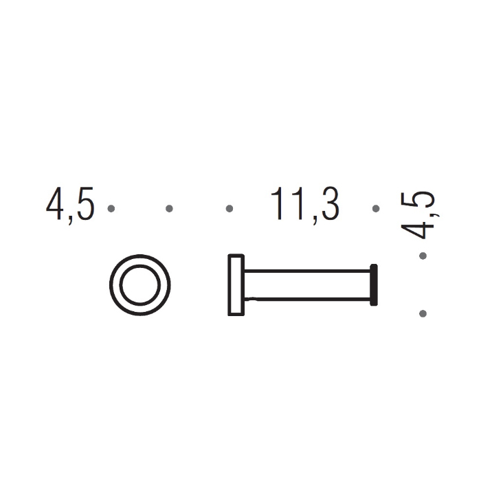 Colombo Design Plus Держатель туалетной бумаги, подвесной, цвет: matt vintage W4992.VM