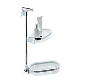 Colombo Isole Piantane Штанга с 2 полочками, цвет: chrome B9710.CR-BI