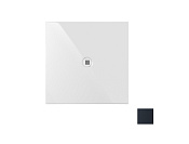 GSI Pura H2 Душевой поддон керамический 90x90x2h см, цвет: ardesia opaco 46090926