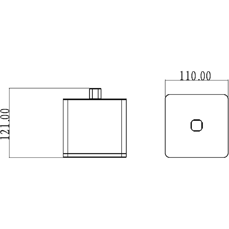 Boheme Диспенсер ватных дисков, настольный, цвет: black/gold 10964-B-G