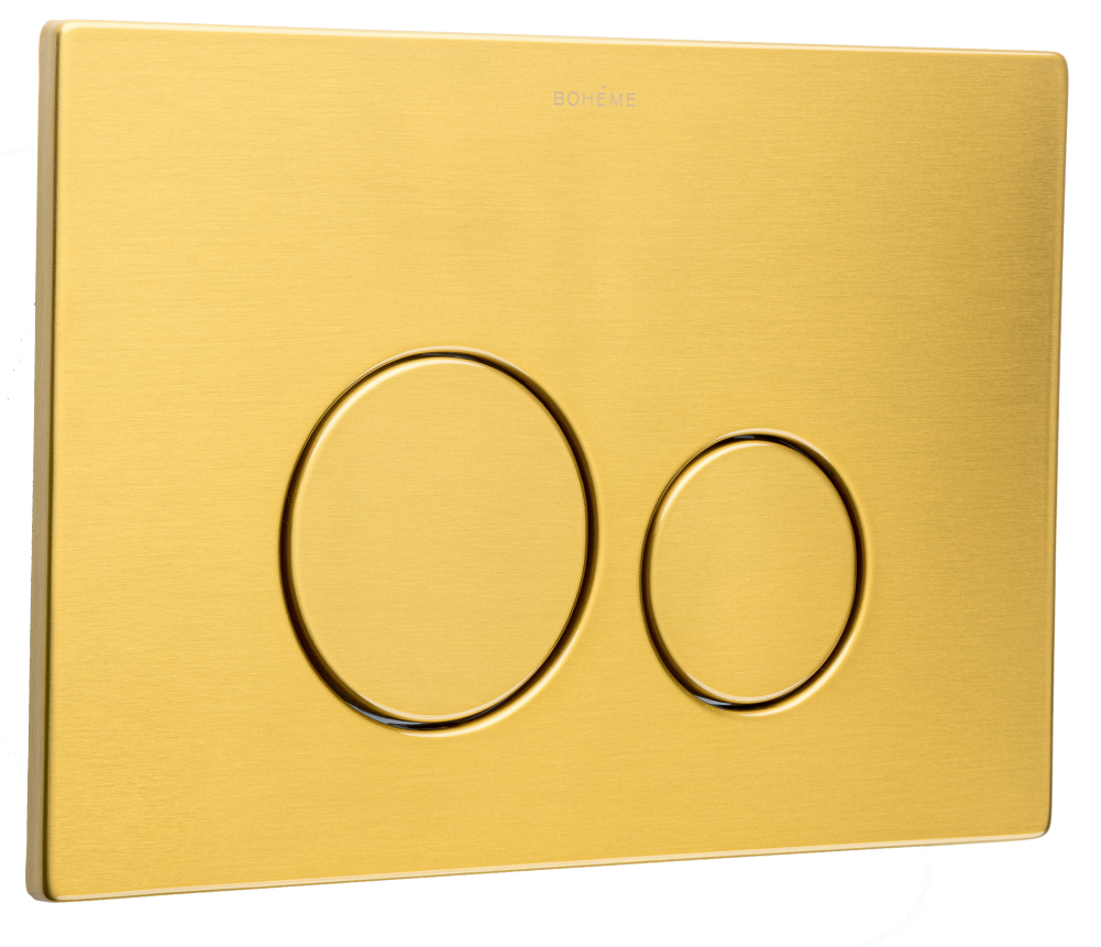 Boheme Кнопка смыва для инсталляции, 2 режима, нержавеющая сталь, цвет: bronze 649-BR