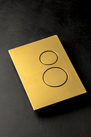 Boheme Кнопка смыва для инсталляции, 2 режима, нержавеющая сталь, цвет: bronze 649-BR