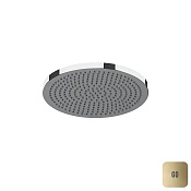 Almar Velvet 230 Верхний душ без кронштейна d23,2 см, 1 режим, цвет: polished gold E044292.GO