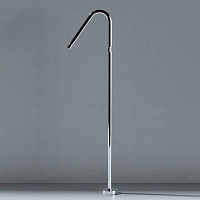 Kerasan Смеситель для раковины, напольный, с прогрессивным картриджем, цвет: нерж. сталь сатин. 756198 NEW