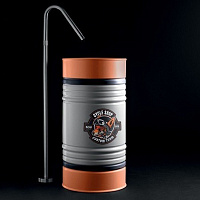 Kerasan Смеситель для раковины, напольный, с прогрессивным картриджем, цвет: нерж. сталь сатин. 756198 NEW