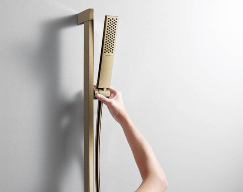 Hansgrohe Pulsify E Лейка для душа ручная на 1 режим, цвет: бронза брашированная 24320140