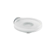 Colombo Design Nordic Мыльница, стеклянная чаша, запасная, цвет: chrome B5251