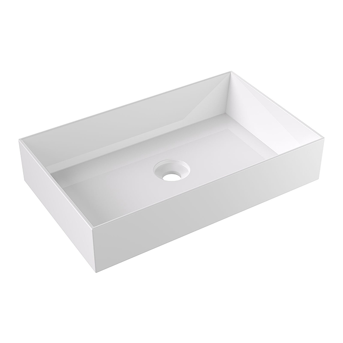 Alice Spy Раковина чаша 60х37х12h см, без перелива, цвет: белый 34250101