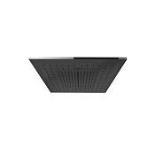 Gessi Minimali Верхний душ встраиваемый 50x50 см 3 вида струи, внешняя часть, цвет: matte black 57016#299