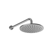 Gessi Origini Верхний душ 25 см 1 вид струи, кронштейн настенный 38,9 см, цвет: chrome 66148#031
