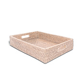 Decor Walther Basket Контейнер для хранения, 45x34 см, цвет: ротанг светлый 0939691