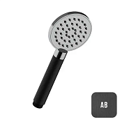 Almar Posh Ручной душ d9 см, 1 режим, цвет: brushed absolute black E082108.AB