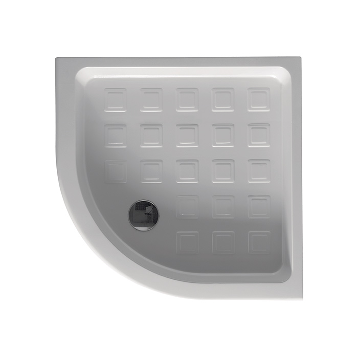 Kerasan Сифон для душевого поддона, 9х9 см, цвет: Cromo K 7817AA