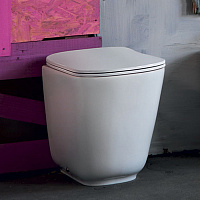 Kerasan Tribeca Унитаз приставной 55x35 см, безободковый, с креплением, цвет: Bianco matt 511830