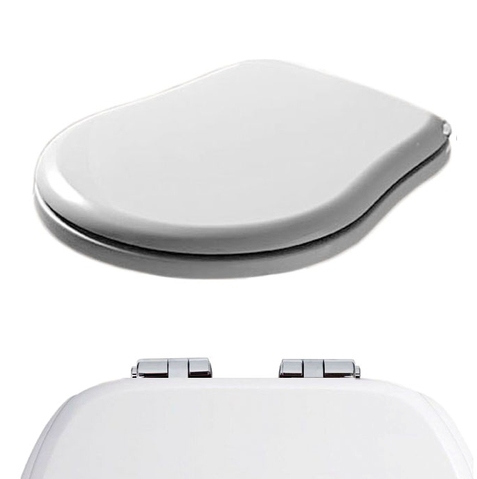 Kerasan Retro Комплект шарниров для крышки-унитаза, микролифт, цвет: Cromo R108A12