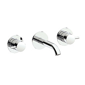 Almar Round Смеситель для раковины, внешняя часть, излив 16,5 см, цвет: chrome E210056.CR