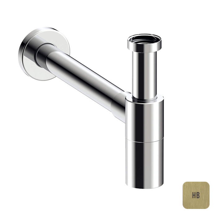 Almar Mixers Сифон для раковины латунный, цвет: brushed high brass E096002.HB