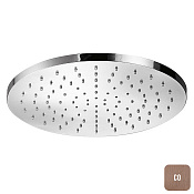 Almar Round 300 Верхний душ без кронштейна d30 см, 1 режим, цвет: brushed copper E044040.CO