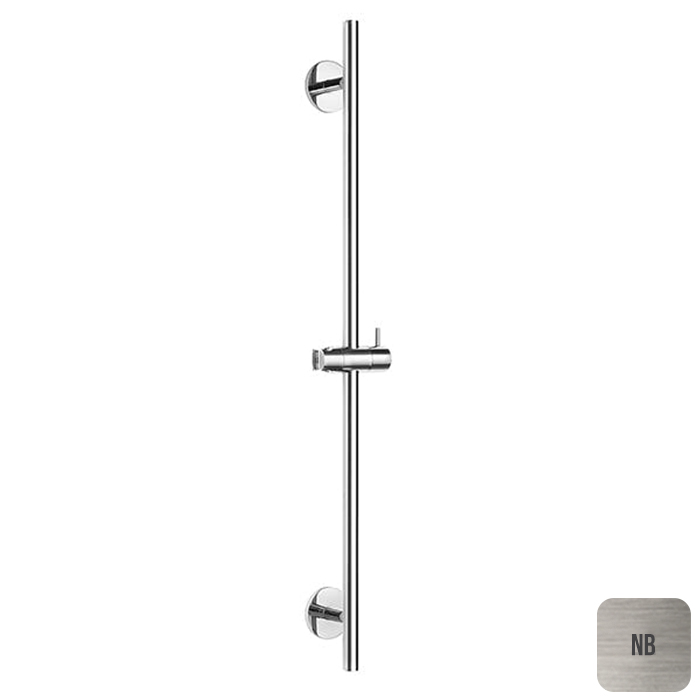 Almar Round Душевая штанга 100 см с держателем для лейки, цвет: nickel brushed E087075.NB