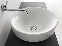 Kerasan Cento Раковина чаша d35x18h см, без перелива, цвет: Bianco 355801