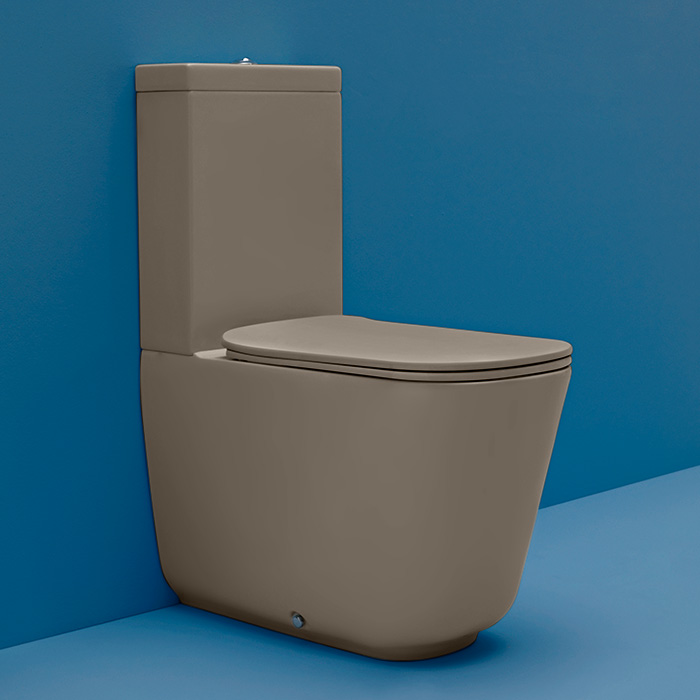 Kerasan Tribeca Бачок для унитаза моноблок, без механизма, цвет: Nocciola matt 378181 Nocciola