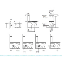 Kerasan Tribeca Бачок для унитаза моноблок, без механизма, цвет: Nocciola matt 378181 Nocciola