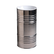 Kerasan Artwork Раковина свободностоящая Barrel d45x90h см, сиф. и слив. труб, цвет: Bianco-platino 4742K44