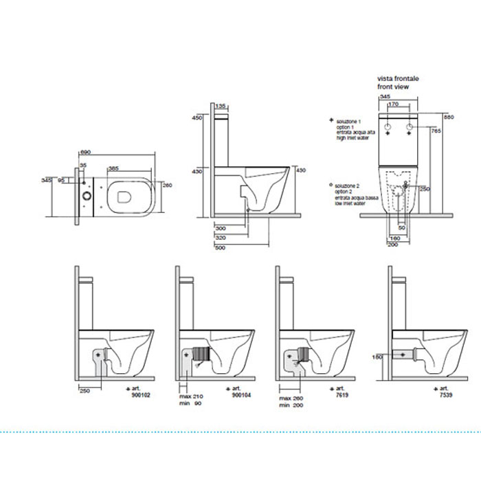 Kerasan Tribeca Чаша для унитаза, с креплением, без сиденья и бачка, цвет: Nocciola matt 511781 Nocciola