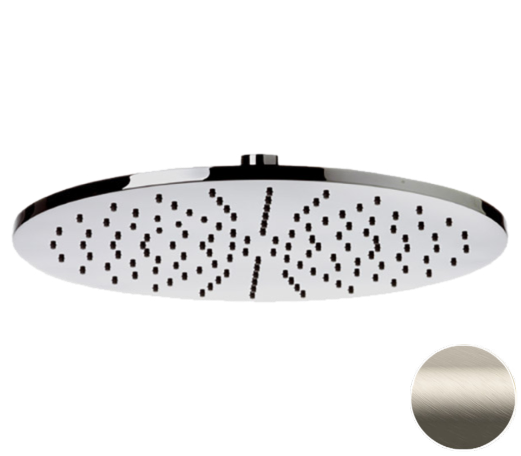 Remer Верхний душ 30 см, 1 режим, без кронштейна, цвет: visual inox 359MM30XV