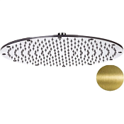 Remer Верхний душ 35 см, 1 режим, без кронштейна, цвет: vecchio ottone 359MMXLVOX