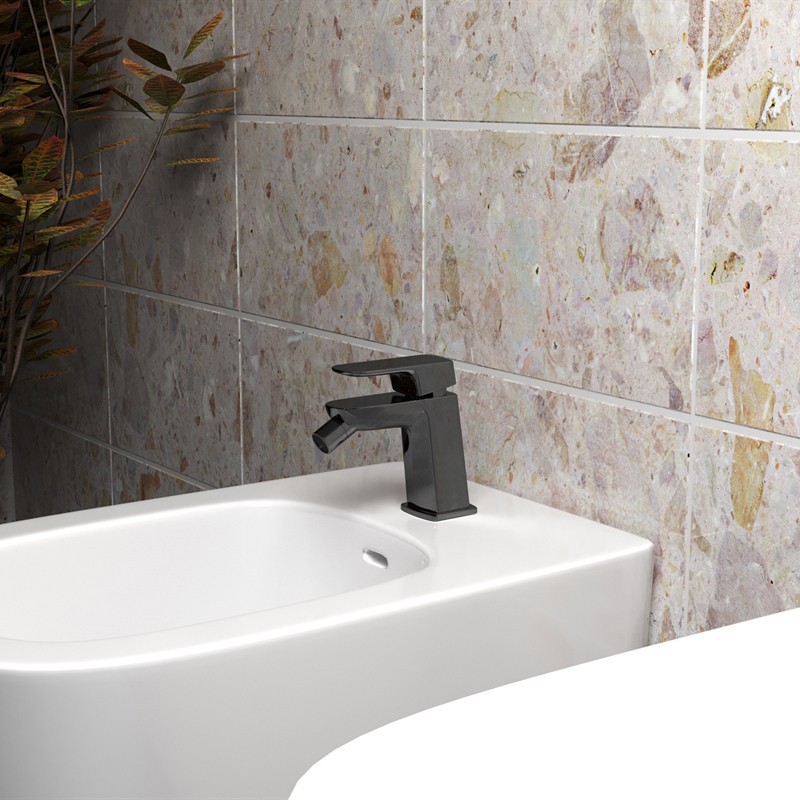 Paini Nove Смеситель для биде, без донного клапана, цвет: черный матовый 09YO304