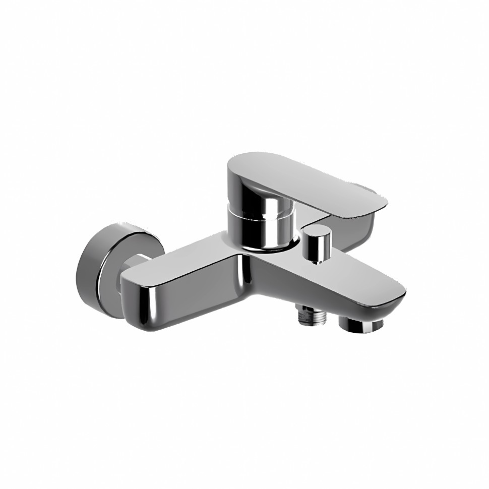 Paini Nove Смеситель для ванны, на 2 отверстия, излив 14,5 см, цвет: хром 09CR111LMKM