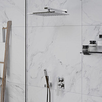 Paini Bari Смеситель для ванны встраиваемый с переключателем потоков, с внутрен. частью, цвет: хром RTCR6911