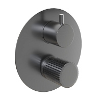 Paini Cox Grip Смеситель для ванны встраиваемый, 2 потребителя, с внутрен. частью, цвет: черный браш 7GPZ6911