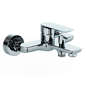 Paini Garda Смеситель для ванны, на 2 отверстия, излив 17,3 см, цвет: хром 76CR111