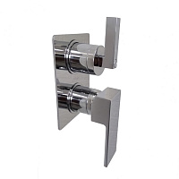 Paini Grazia Смеситель для ванны встраиваемый на 2 потребителчя, с внутренней частью, цвет: хром 21CR6911