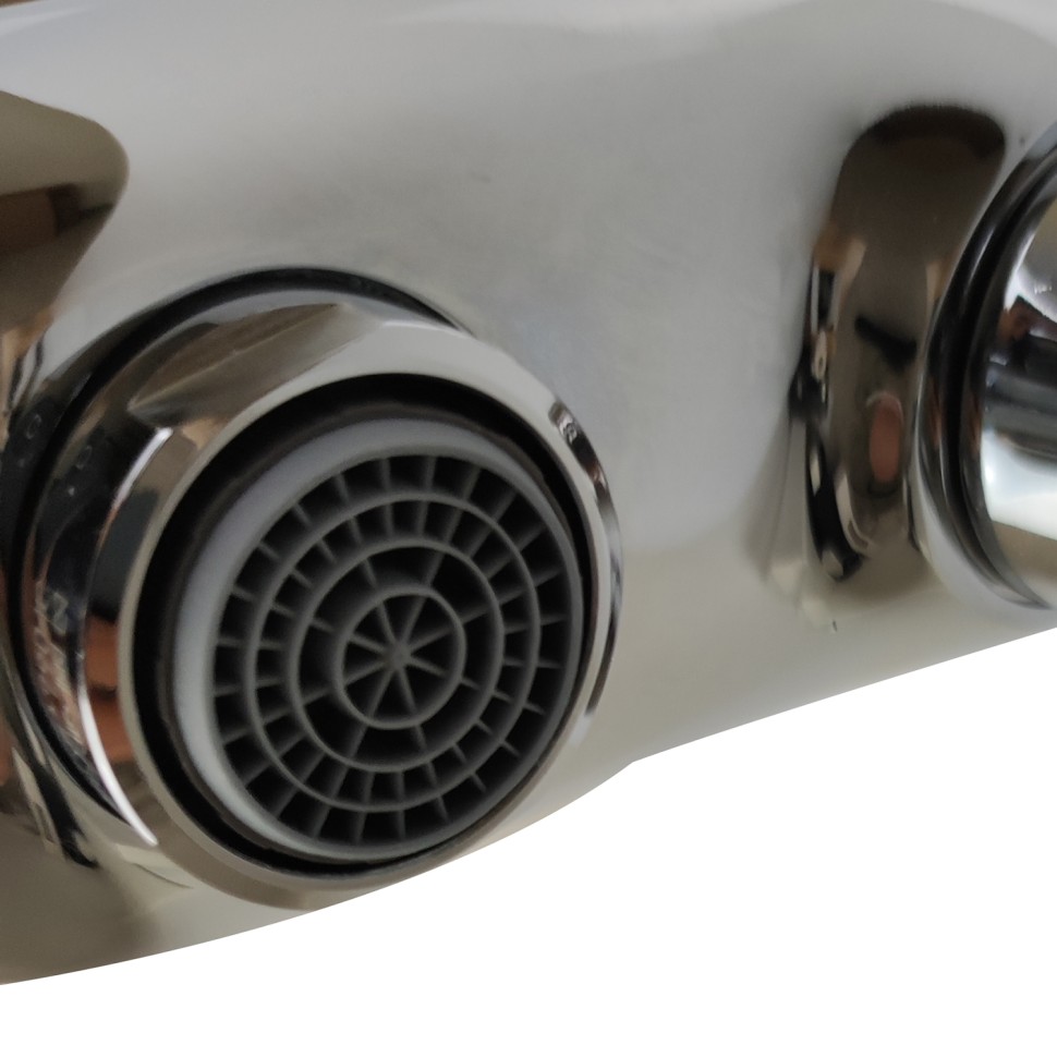 Paini Laguna Смеситель для ванны, на 2 отверстия, излив 14,6 см, цвет: хром LACR111