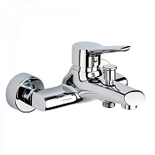 Paini Messina Смеситель для ванны, на 2 отверстия, излив 15,9 см, цвет: хром MECR111