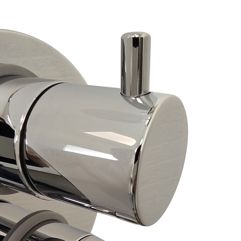 Paini Nove Смеситель для ванны встраиваемый на 2 потребителя, с внутренней частью, цвет: хром 09CR6911