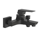 Paini Torre Смеситель для ванны, на 2 отверстия, излив 18 см, цвет: черный матовый 98YO111