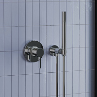 Paini Brera Cмеситель для душа встраиваемый, с внутренней частью, на 1 отв., цвет: хром 74CR690