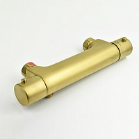 Paini Cox Смеситель для душа с термостатом на 2 отверстия, цвет: золото брашированное 78PJ511TH