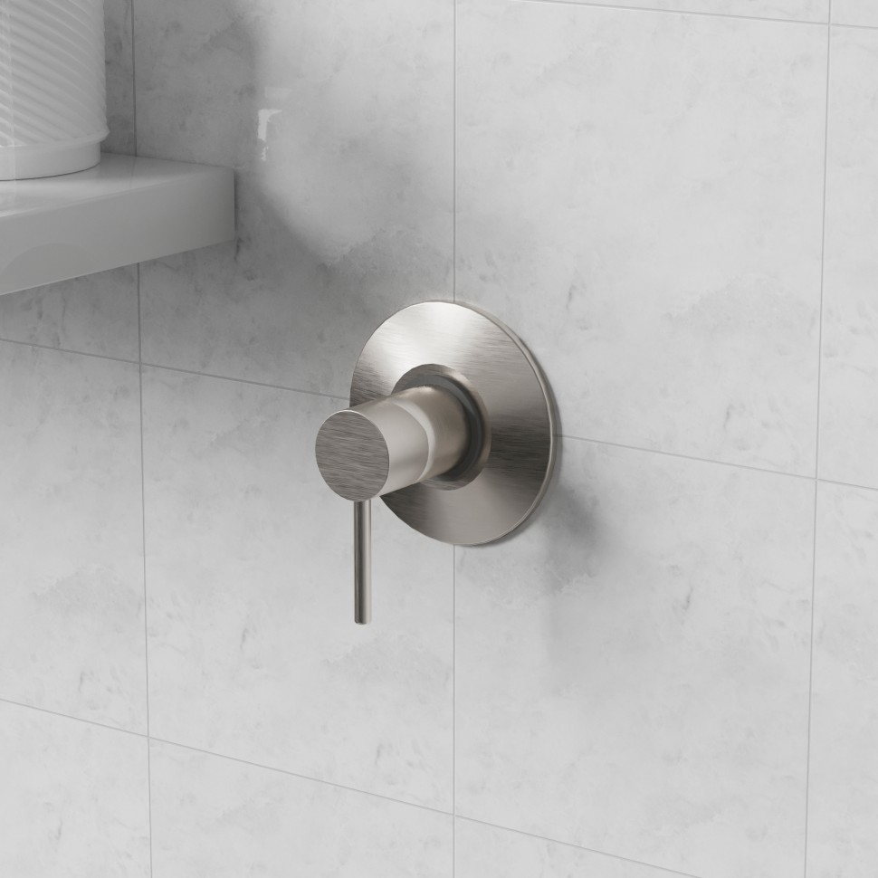 Paini Cox Cмеситель для душа встраиваемый, с внутренней частью, цвет: никель брашированный 78PW690