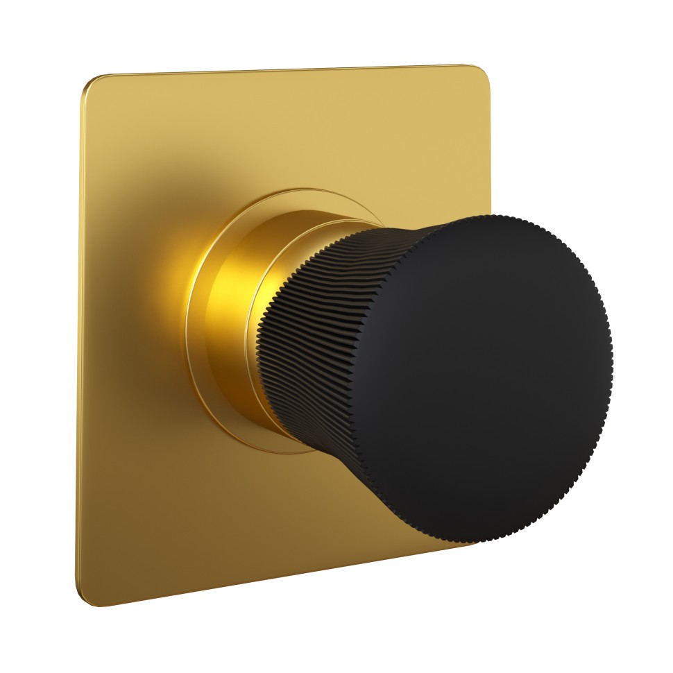 Paini Domus Cмеситель для душа встраиваемый, с внутренней частью, цвет: золото брашированное 18PJ690PZ