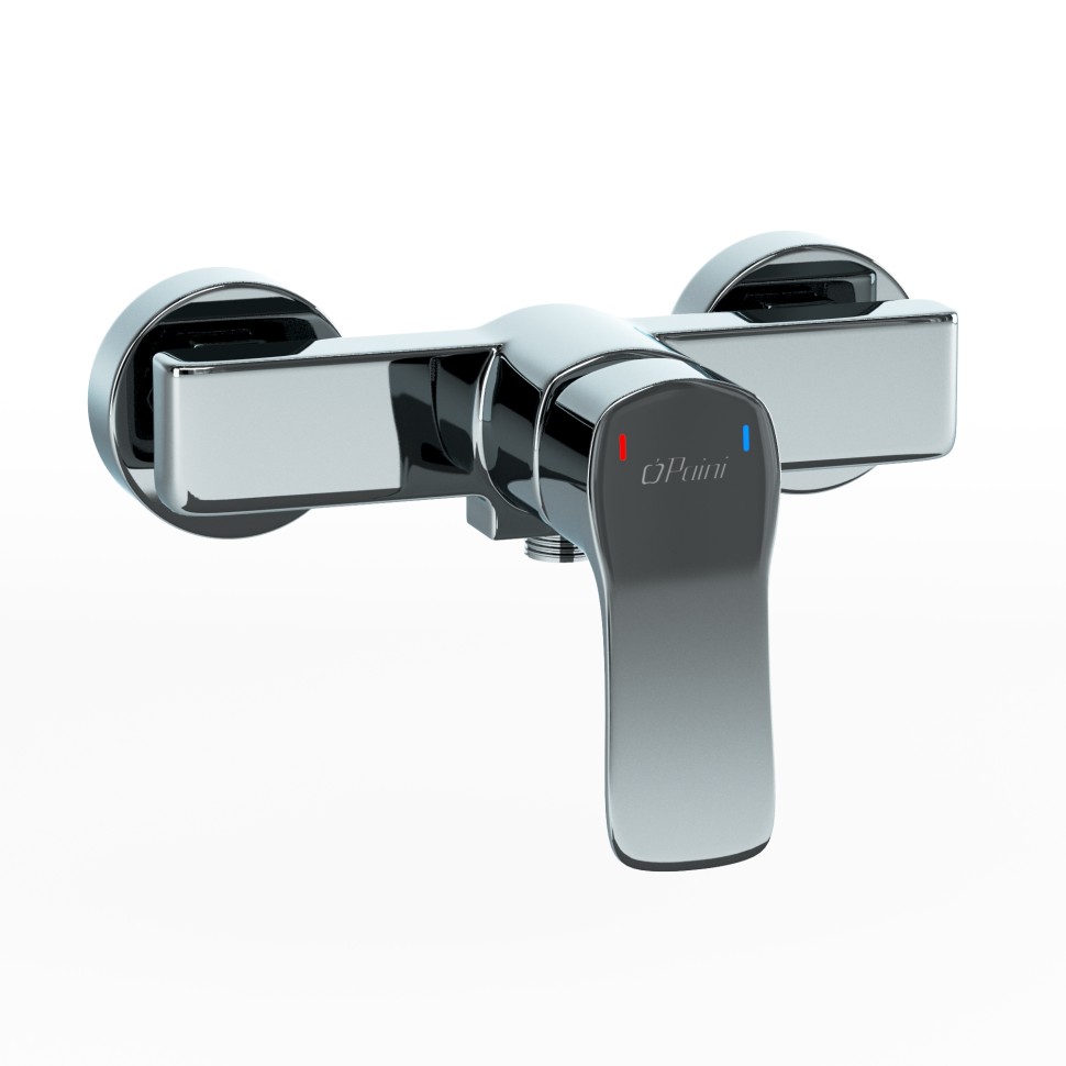 Paini Viva Style Смеситель для душа на 2 отверстия без излива, цвет: хром P4CR511