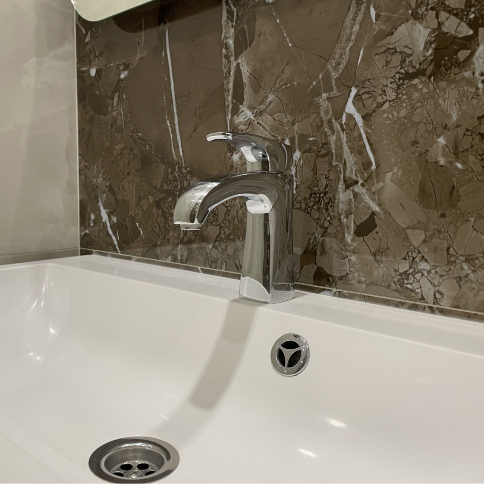 Paini Angel Смеситель для раковины, высота излива 7,6 см, без донного клапана, цвет: хром ANCR205