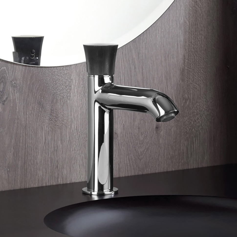 Paini Domus Смеситель для раковины, высота излива 10,6 см, без донного клапана, цвет: хром 18CR205PZ