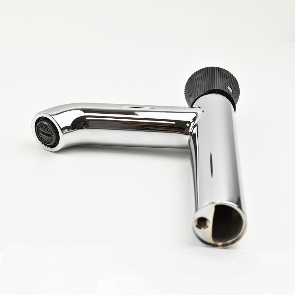 Paini Domus Смеситель для раковины, высота излива 10,6 см, без донного клапана, цвет: хром 18CR205PZ